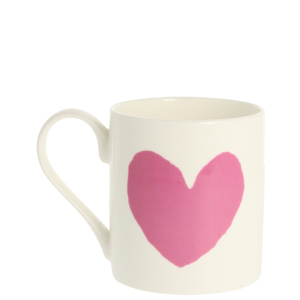 McLaggan Big Heart Pink Mug 300ml